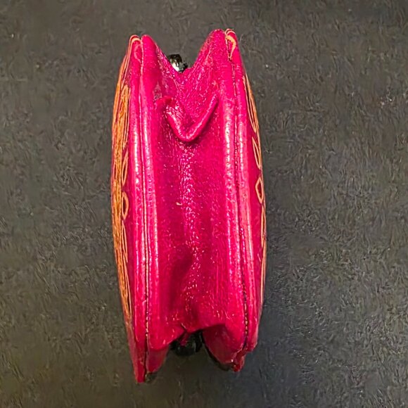 Day of the Dead Dia De Los Muertos sugar skull coin purse leather - Picture 4 of 7